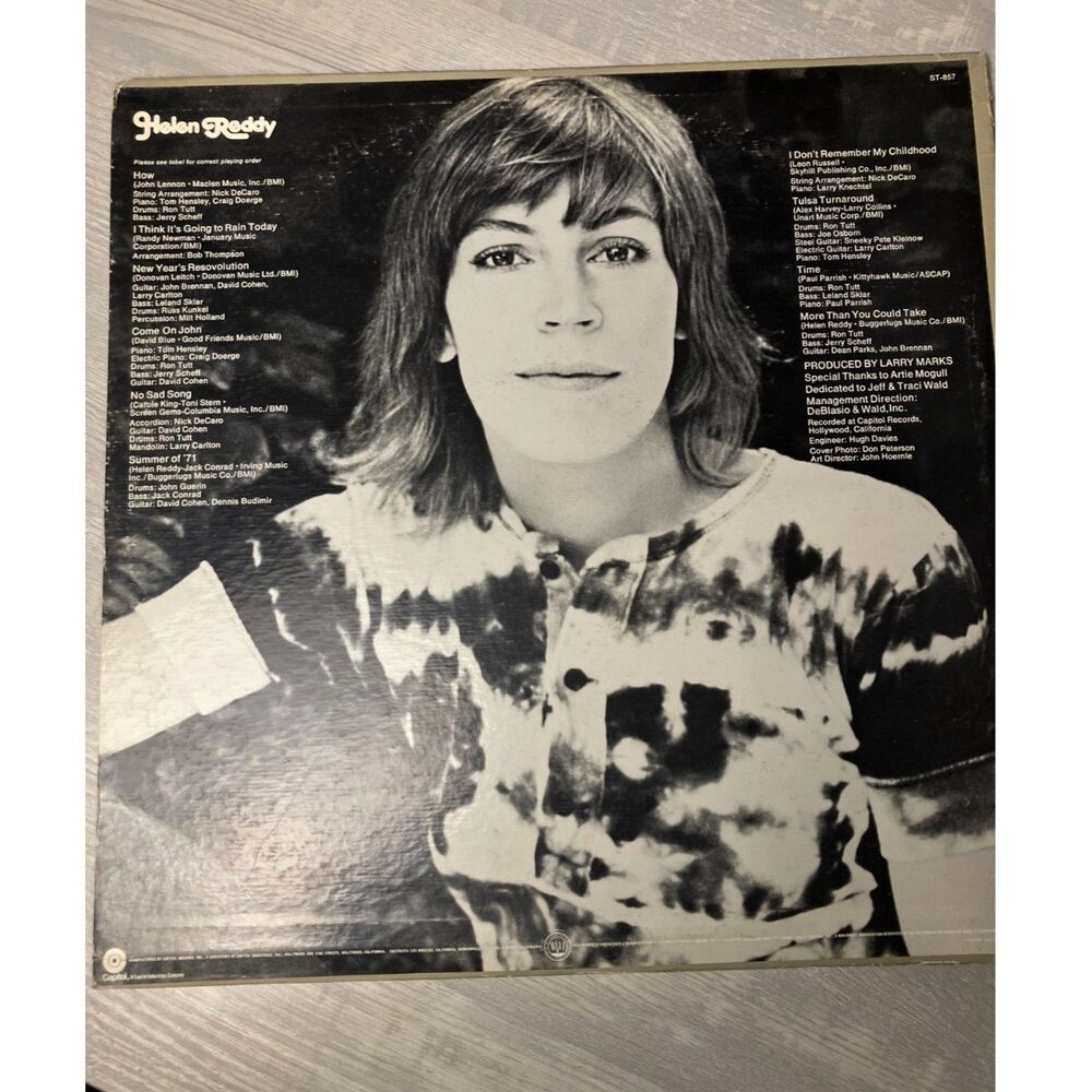 Helen Reddy self-titled vinyl - Picture 2 of 5